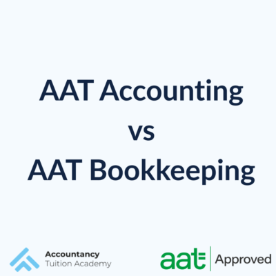 AAT Accounting vs AAT Bookkeeping Image. Qualifications and courses delivered by Accountancy Tuition Academy in Hull